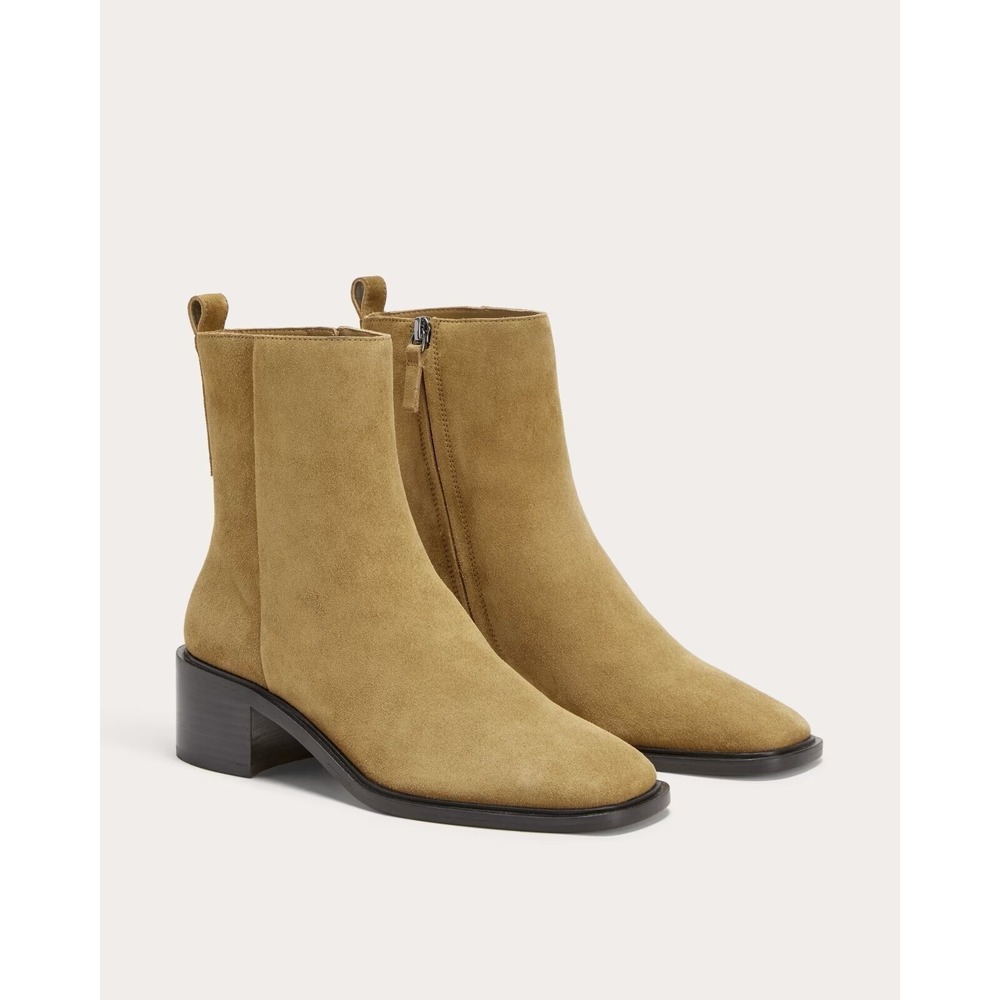 Everlane The City Boot in Sand Suede Womens size 8.5